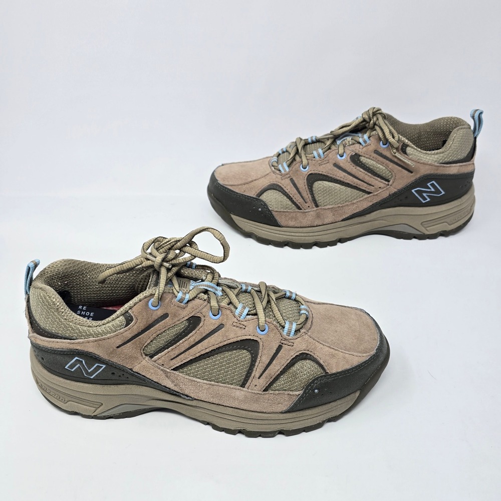 New Balance 759 Trail Running Country Hiking Womens 9.5 D Brown Blue Suede Mesh - Picture 9 of 15